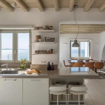 With Stunning View In Mykonos וילה Megali Ammos (Mykonos)