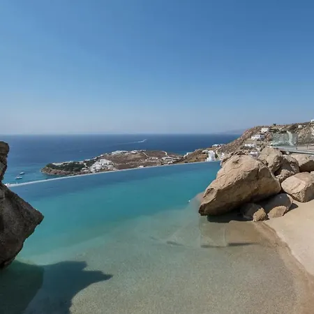 With Stunning View In Mykonos וילה Megali Ammos (Mykonos)